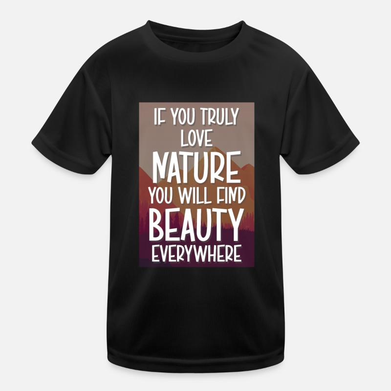 Forest Hiking Environmental Protection Mountains Kids Functional T-Shirt