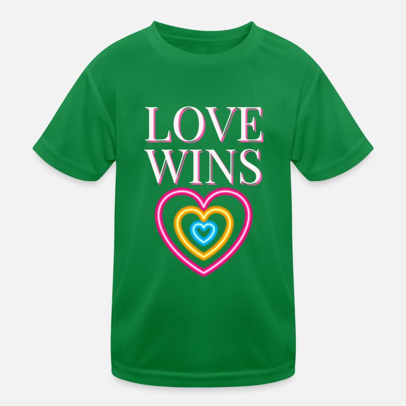 LOVE WINS Kids Functional T-Shirt