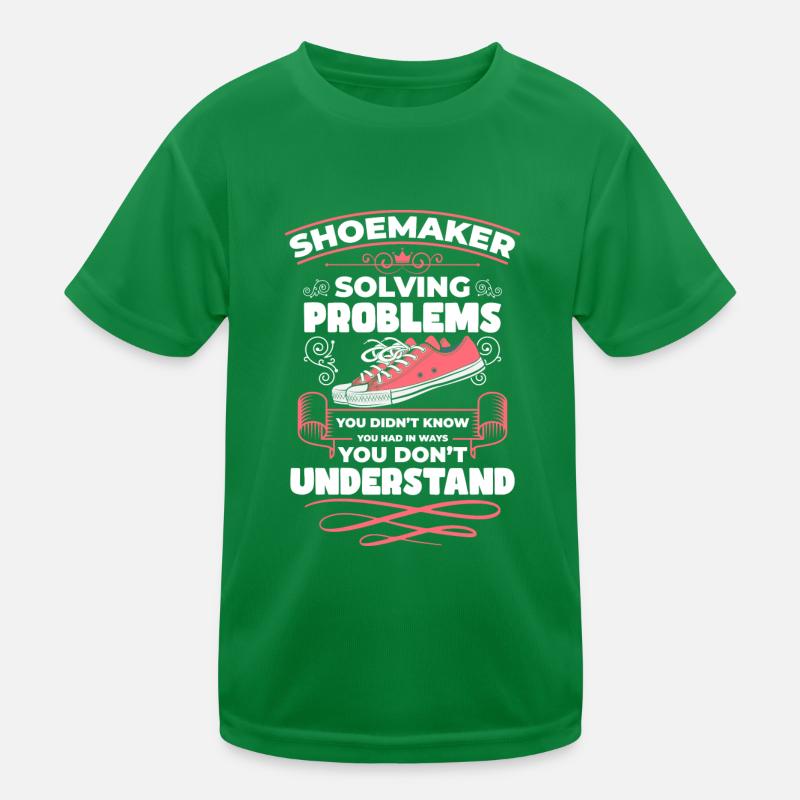 Schuster Arbeit Handwerker Arbeiten Kinder Funktions-T-Shirt