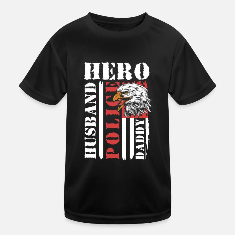 Police Crime Scene Security Kids Functional T-Shirt