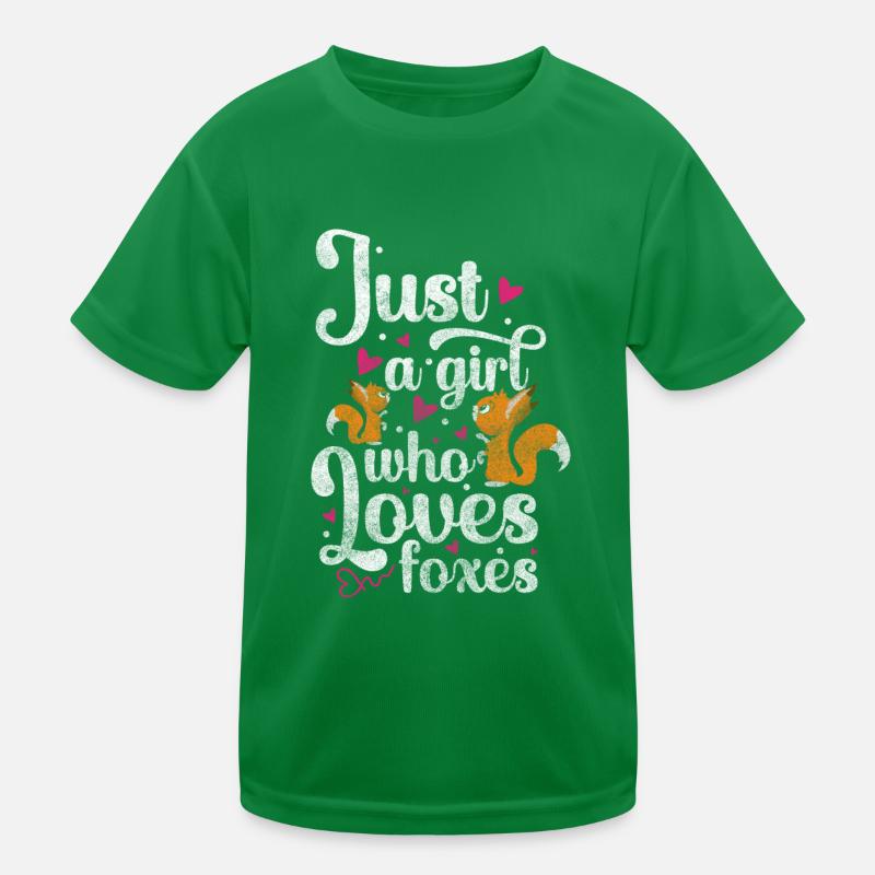 Fox Cunning Wisdom Wilderness T-shirt sport Enfant