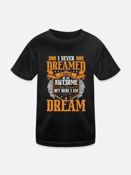 Bus Bus Bus Chauffeurs - T-shirt sport Enfant - noir - Devant