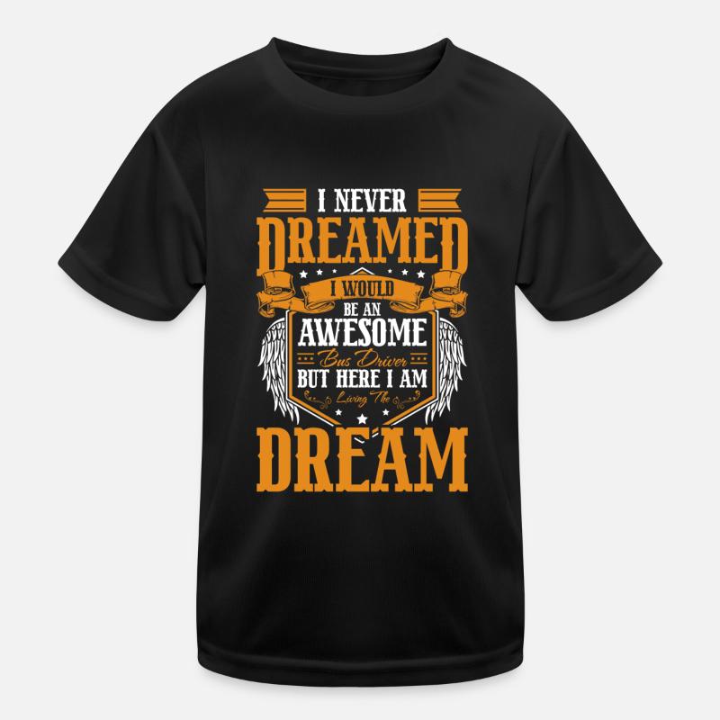 Bus Linienbus Buslenker Kinder Funktions-T-Shirt