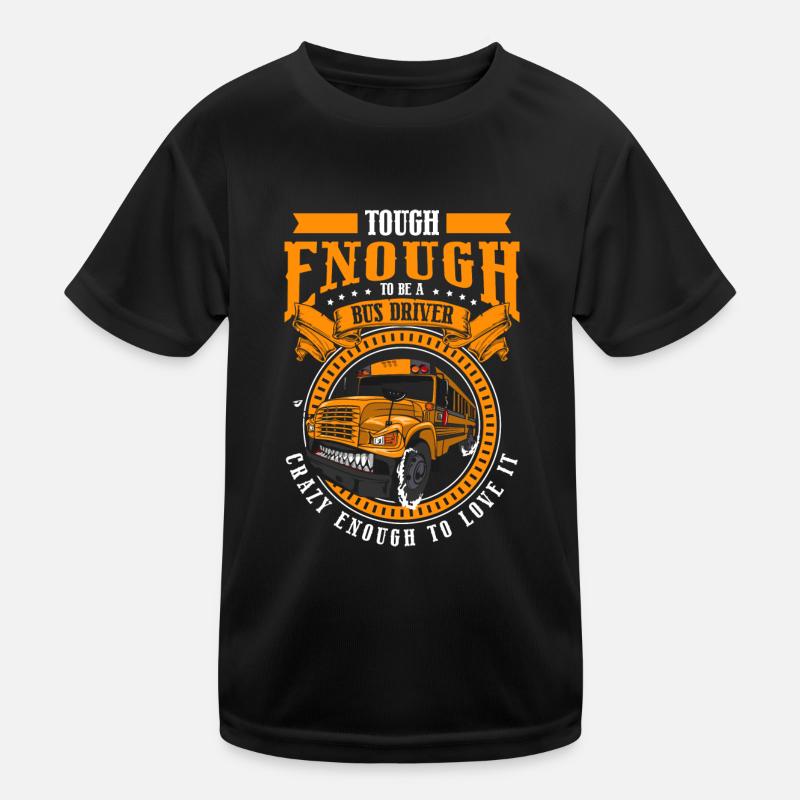 Bus Beruf Reisebus Kinder Funktions-T-Shirt