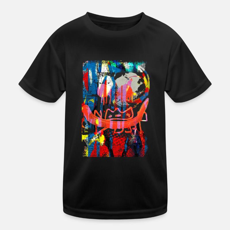 Graffiti style Splash hip hop couleurs peintre couleur T-shirt sport Enfant