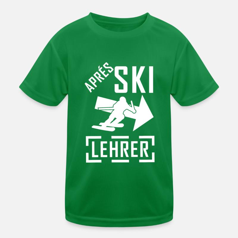 Aprés-Ski Lehrer Kinder Funktions-T-Shirt