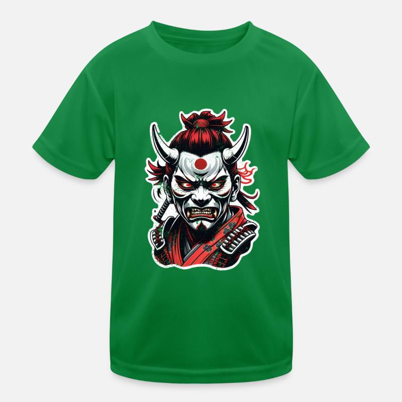 Samurai-Krieger - Japan - Dämon Kinder Funktions-T-Shirt