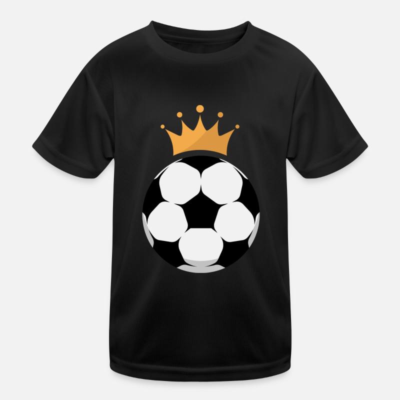Soccer King Logo Kids Functional T-Shirt