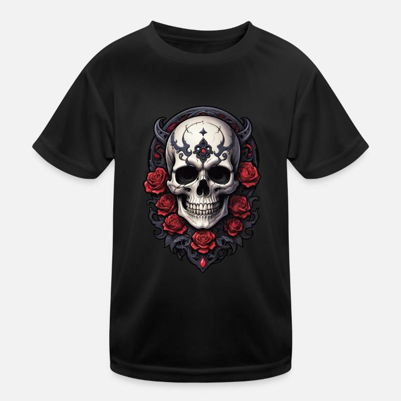Crâne T-shirt sport Enfant
