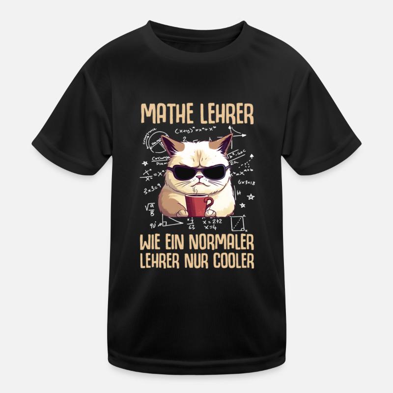 Mathe Lehrer Wie Ein Normaler Lehrer Nur Kinder Funktions-T-Shirt