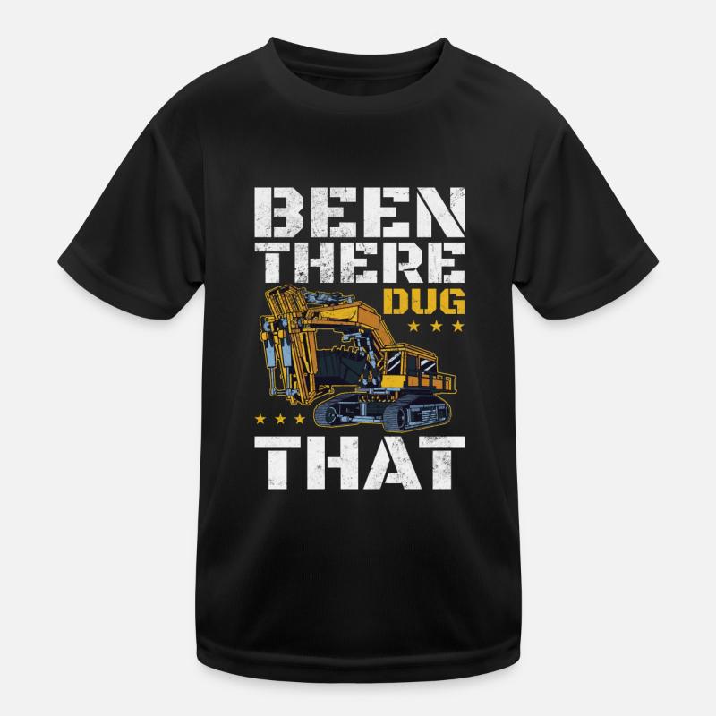 Been there dug that - Kids Functional T-Shirt - black