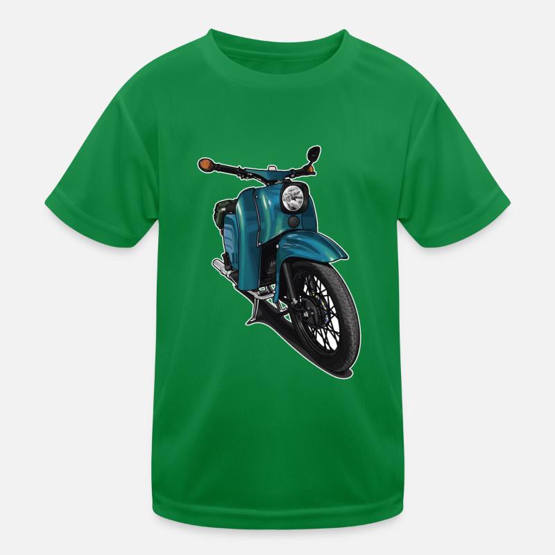 Swallow (turquoise) // Illustration Kids Functional T-Shirt