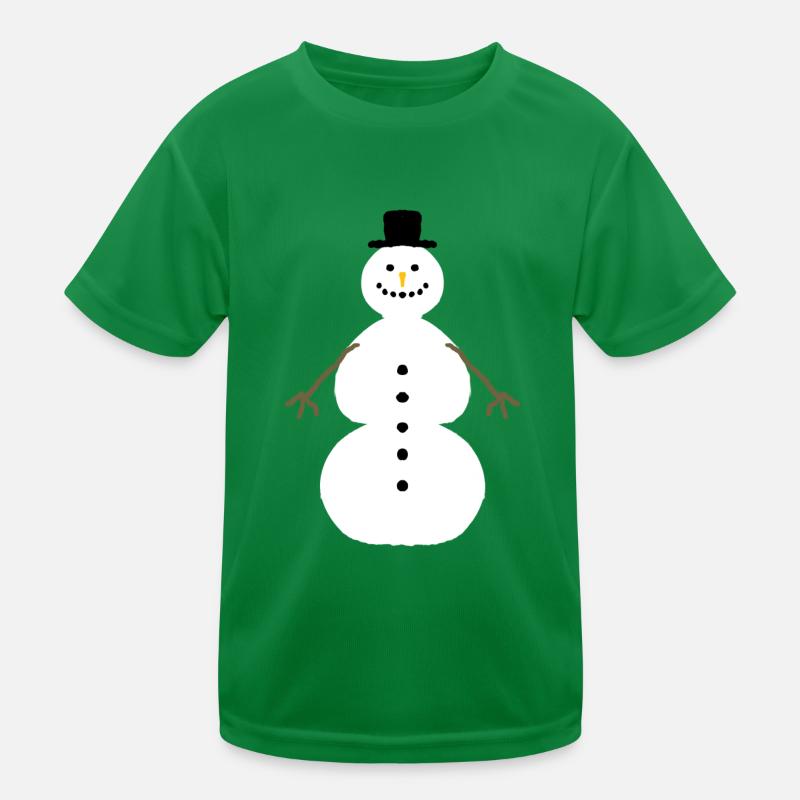 Snowman Kids Functional T-Shirt