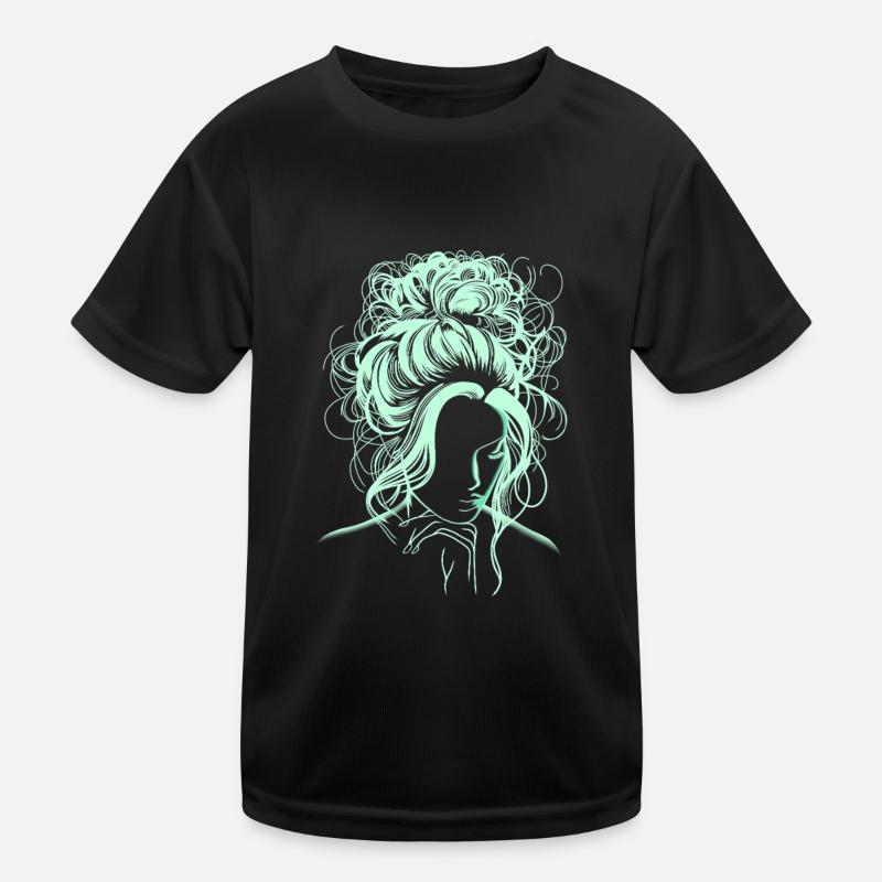 Mint Frau Kinder Funktions-T-Shirt