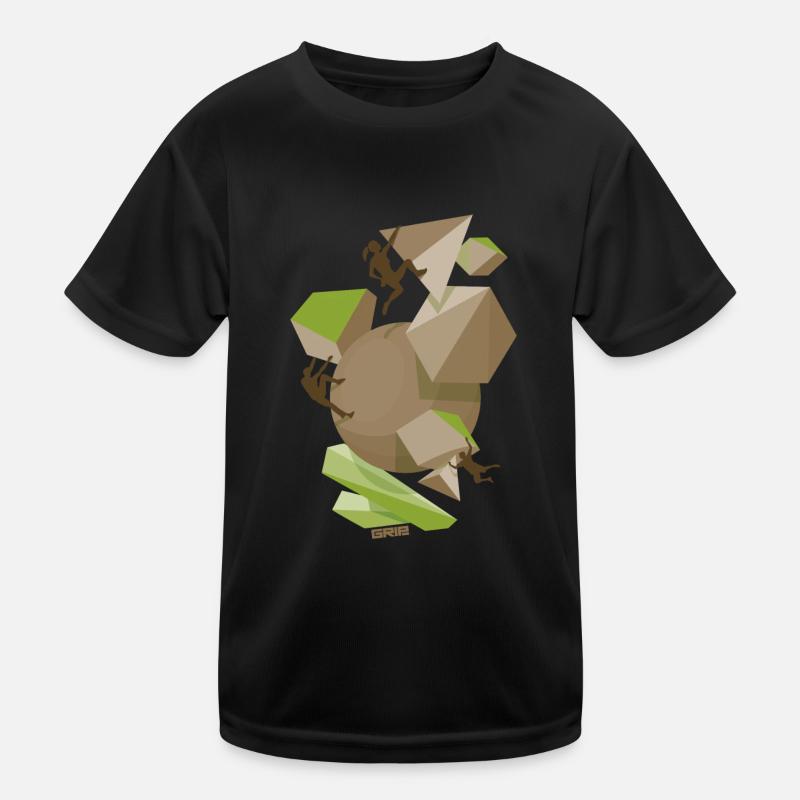 fun team - Kids Functional T-Shirt - black