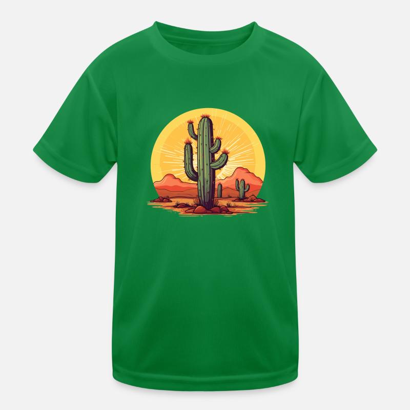 Kaktus Kinder Funktions-T-Shirt