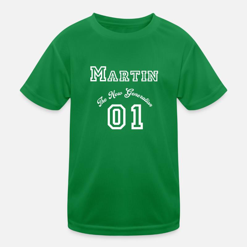 First name Martin - white Kids Functional T-Shirt