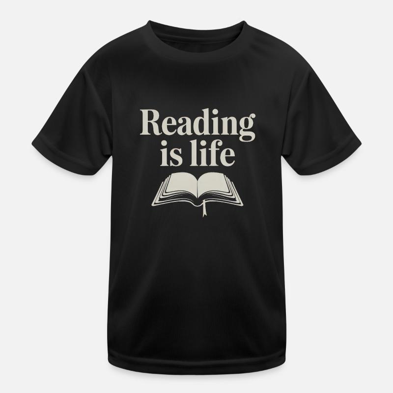 La lecture, c’est la vie T-shirt sport Enfant