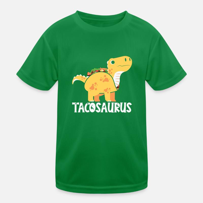 Taco dinosaur Kids Functional T-Shirt