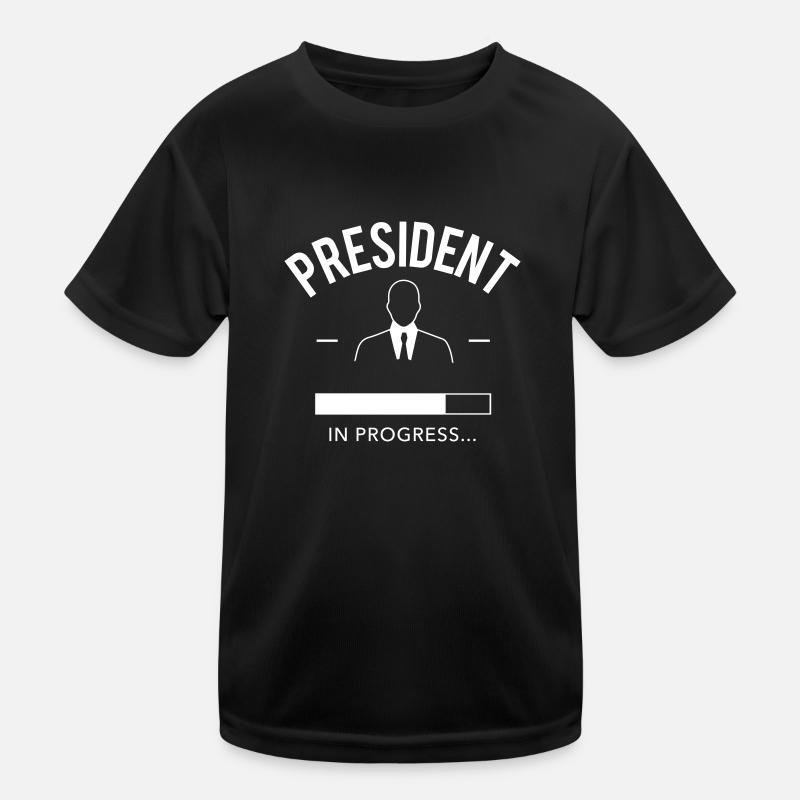 President in Progress Kids Functional T-Shirt
