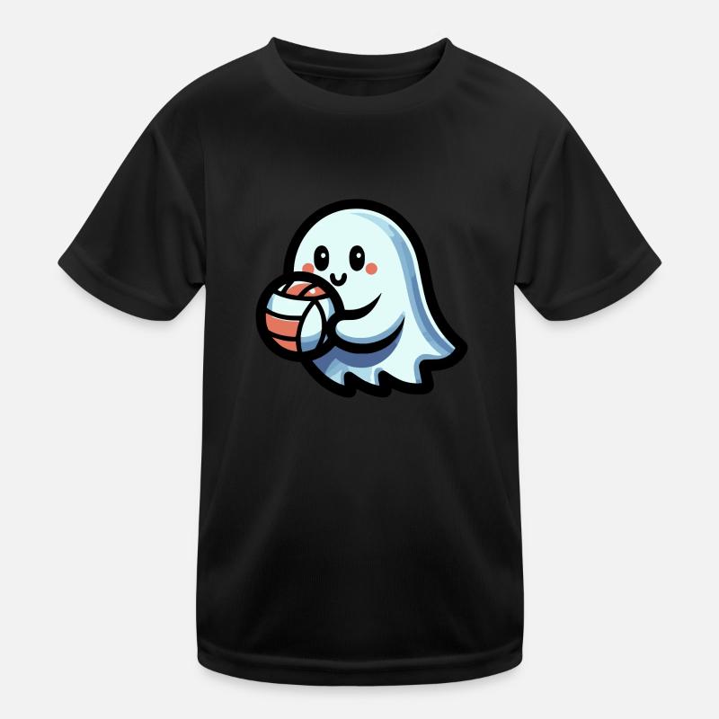 Fantôme avec volley-ball T-shirt sport Enfant