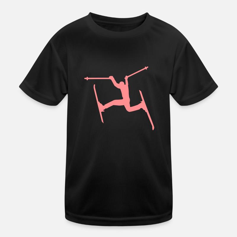 Ski Kinder Funktions-T-Shirt