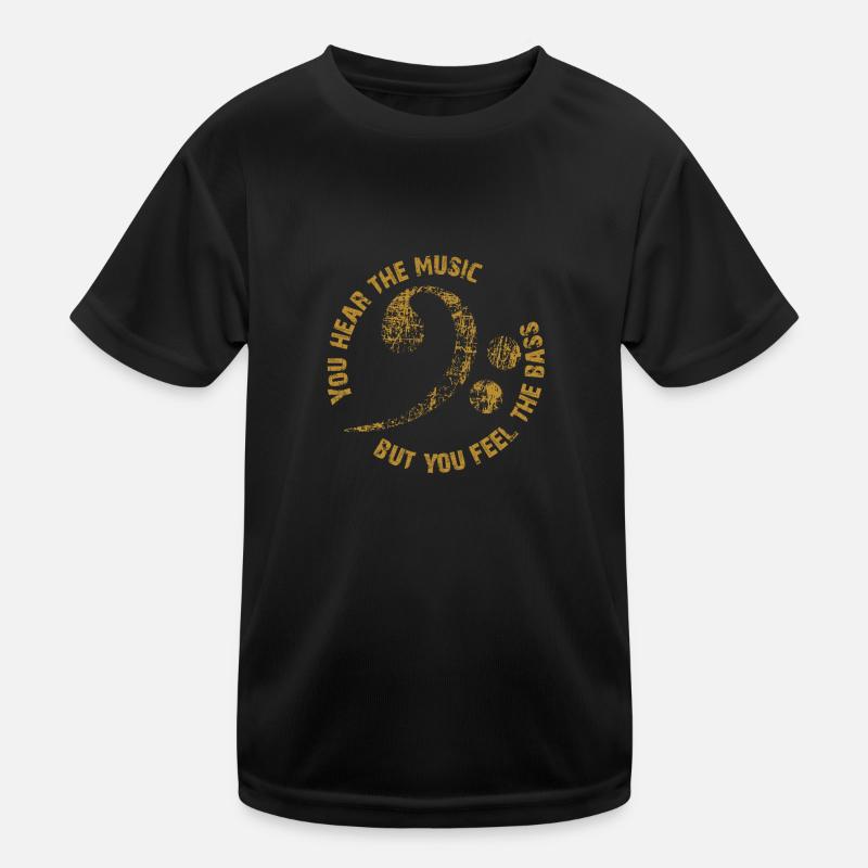 Écoutez la musique et sentez la basse T-shirt sport Enfant