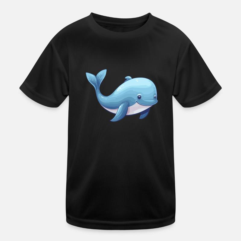 Pottwal Baby Kinder Funktions-T-Shirt