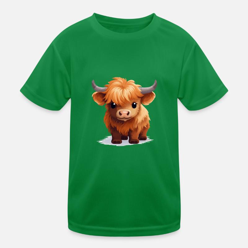 Vache Highland sucrée T-shirt sport Enfant