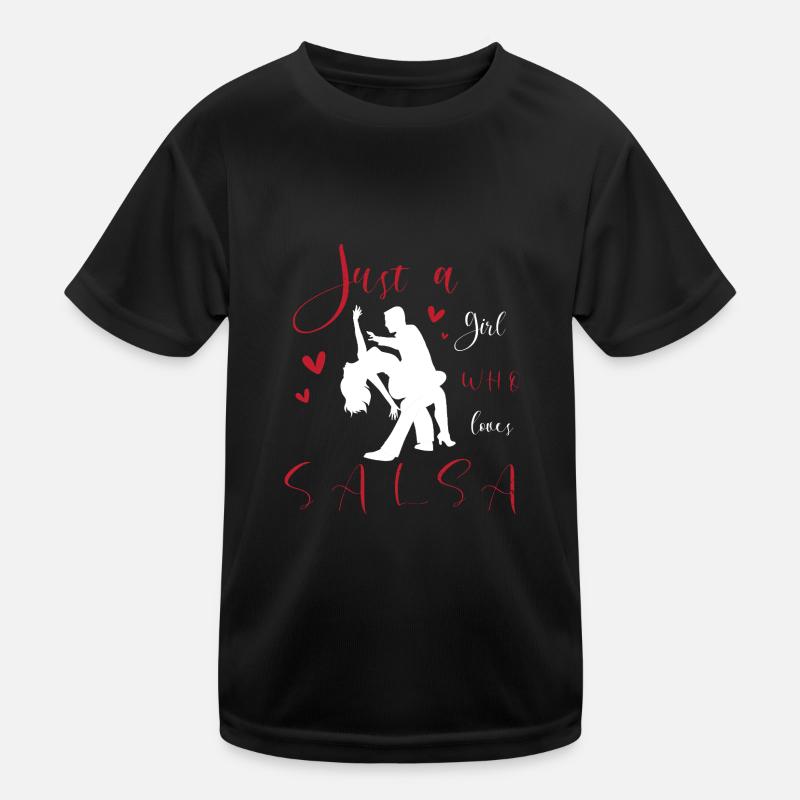 Salsa Dancer Dancer Kids Functional T-Shirt
