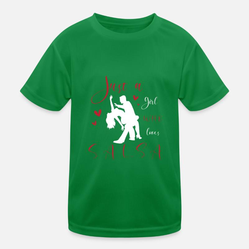 Danseuse de salsa Danseuse T-shirt sport Enfant