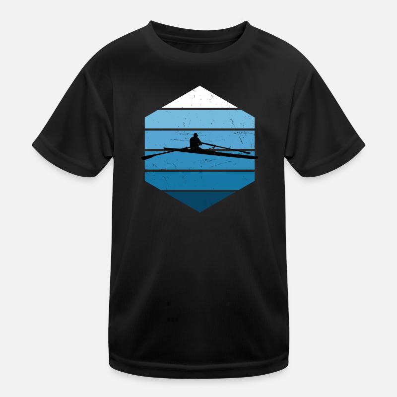 Damen Herren Ruderer Rowing Rudern Kinder Funktions-T-Shirt