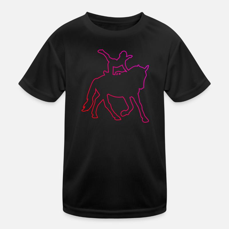 Exercices d’équilibre, contrôle du corps, saut en équipe T-shirt sport Enfant