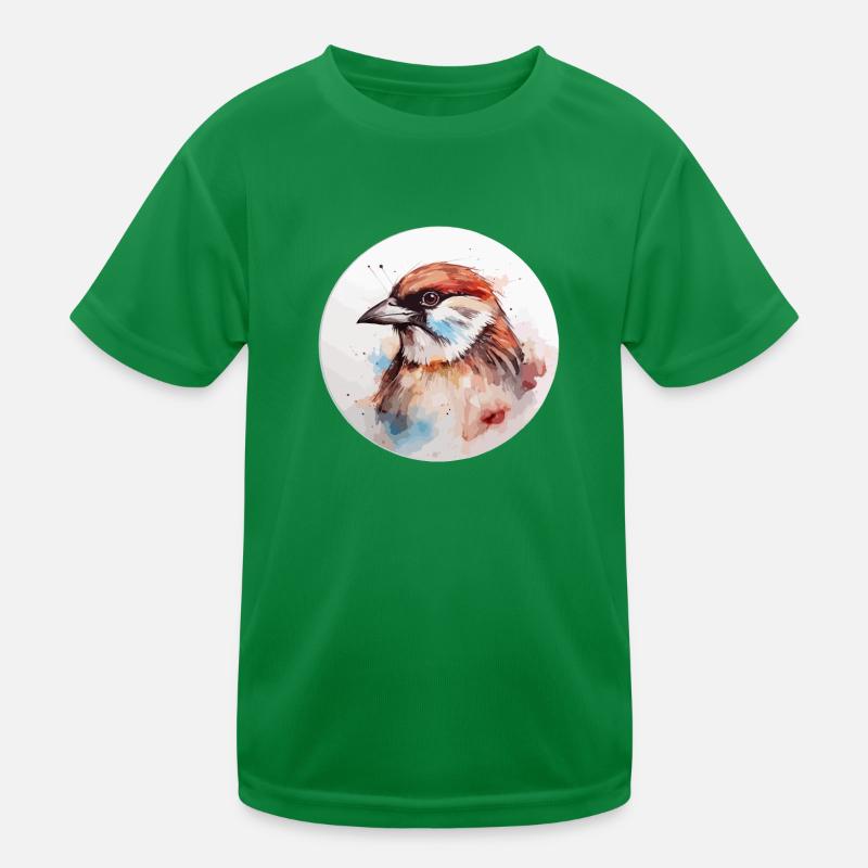Haussperling Kinder Funktions-T-Shirt