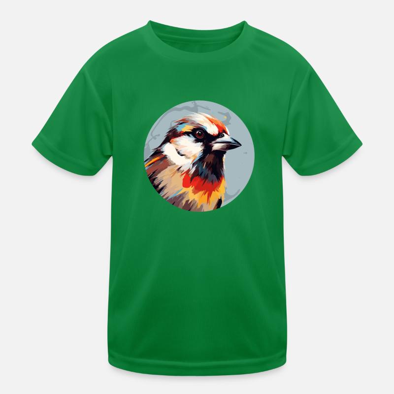 Haussperling Kinder Funktions-T-Shirt