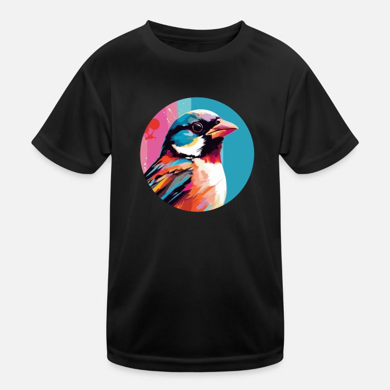 House sparrow Kids Functional T-Shirt