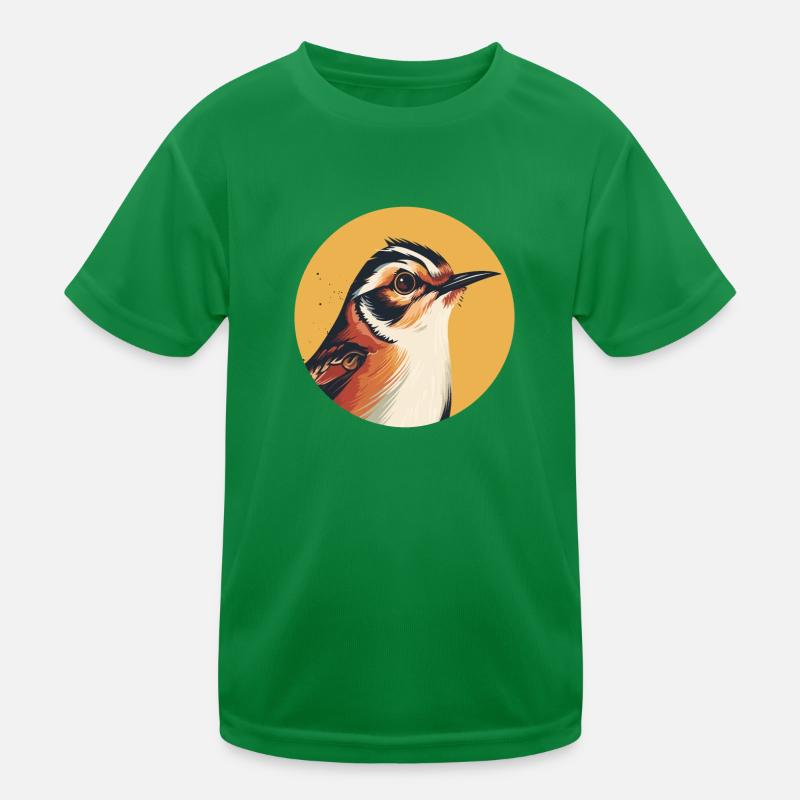 Zaunkönig Kinder Funktions-T-Shirt