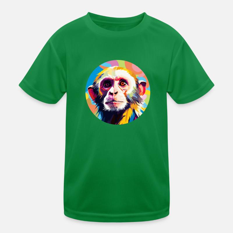 Capuchin monkey Kids Functional T-Shirt