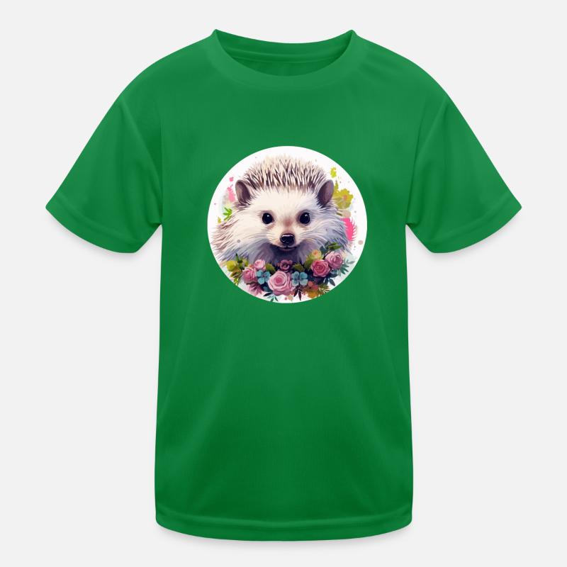 Süßer Igel Kinder Funktions-T-Shirt