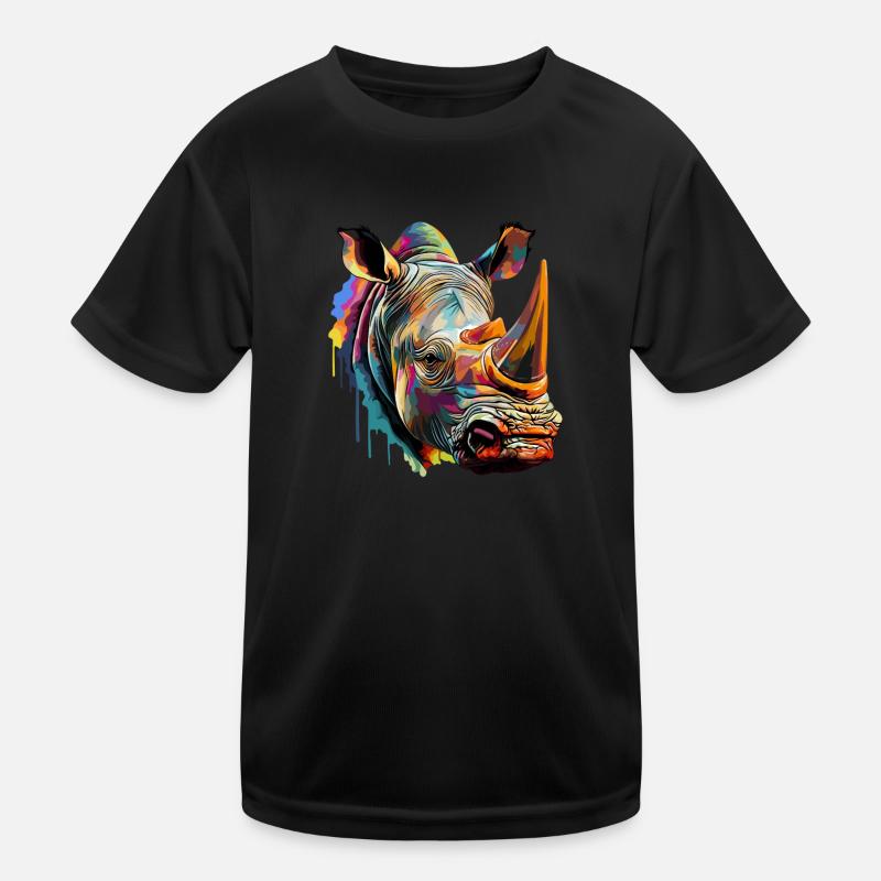Rhinoceros Kids Functional T-Shirt
