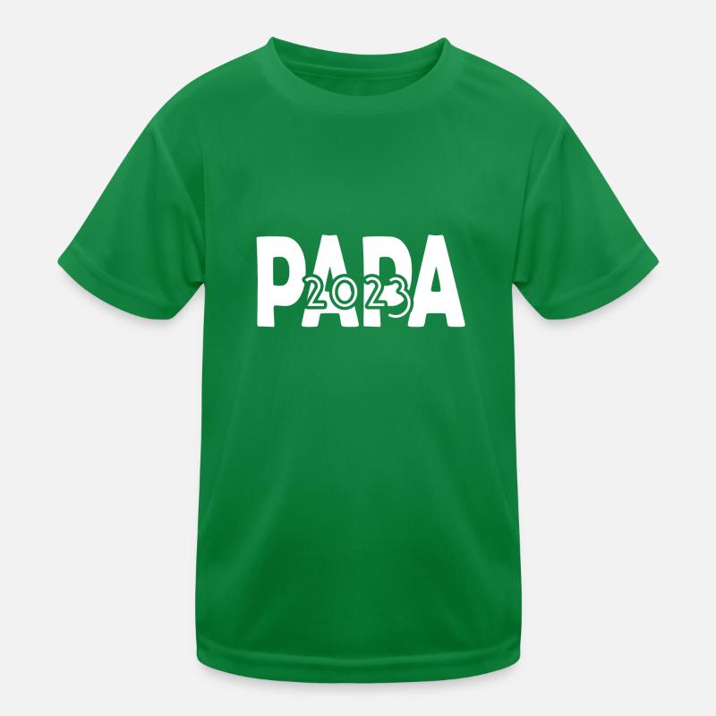 Papa 2023, Vater werden, Eltern, Schwangerschaft Kinder Funktions-T-Shirt