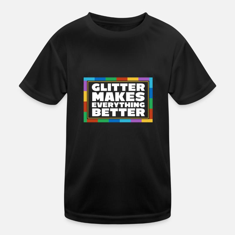 Glitter Kids Functional T-Shirt