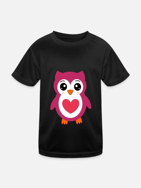Valentines Pink Heart, Valentine's Day - Kids Functional T-Shirt - black - Front