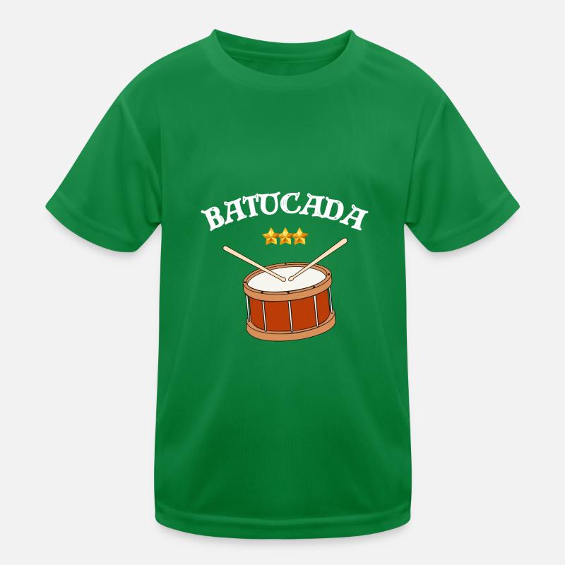batucada, percussion, drum Kids Functional T-Shirt