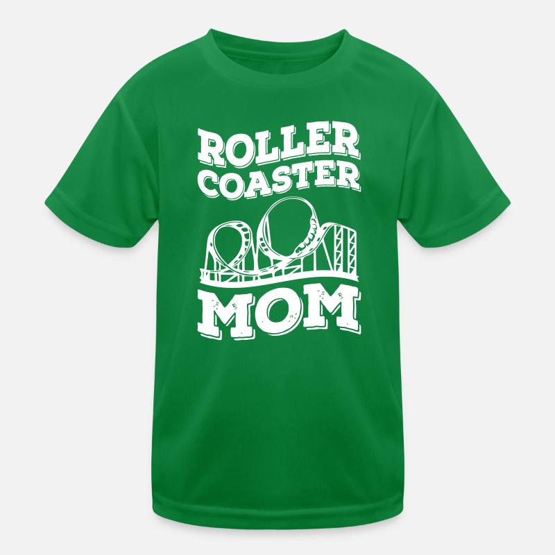 Roller Coaster Mom Kinder Funktions-T-Shirt