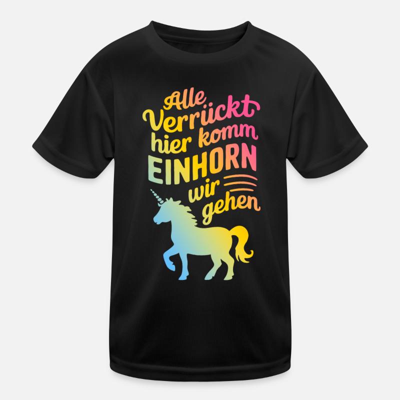 Unicorn Unicorns Mythical Creatures Mystical Kids Functional T-Shirt