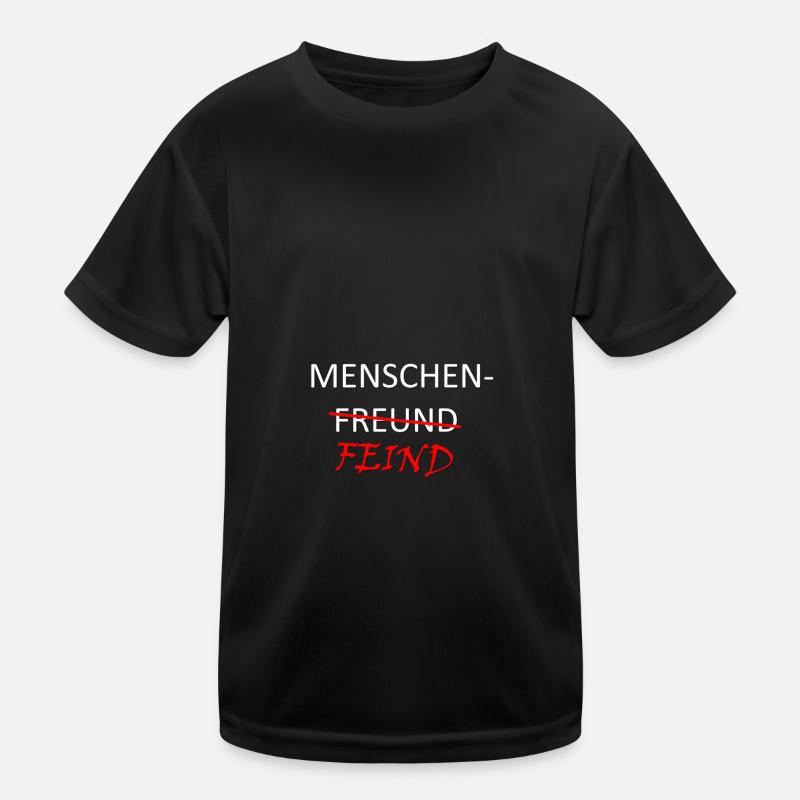 Menschenfreund Menschenfeind Philantroph Kinder Funktions-T-Shirt
