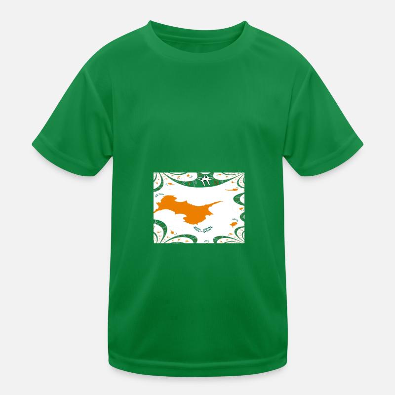 Zypern Flagge Nikosia Kinder Funktions-T-Shirt