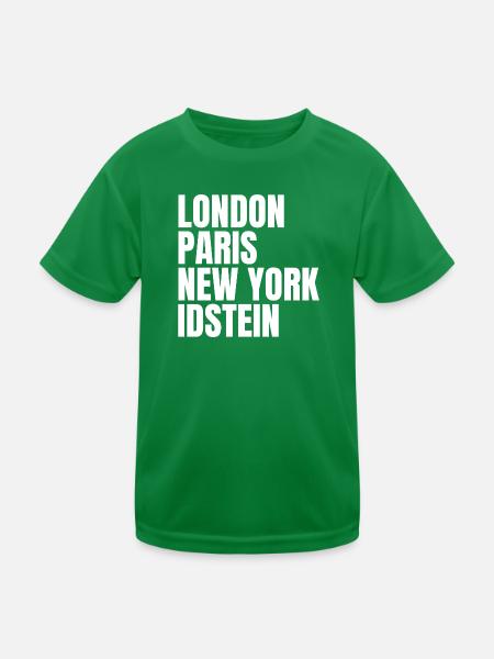 Ville cosmopolite d’Idstein - T-shirt sport Enfant - vert - Devant