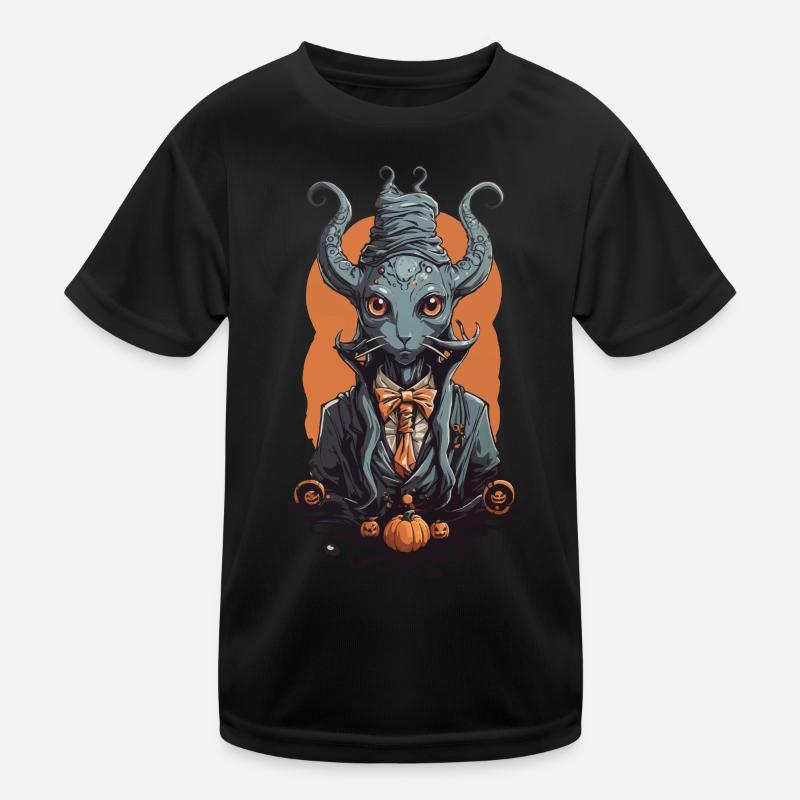 Halloween Magicien Monstre Créature Magique T-shirt sport Enfant